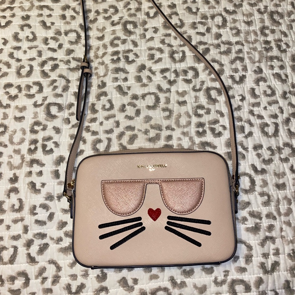 Karl lagerfeld cat crossbody